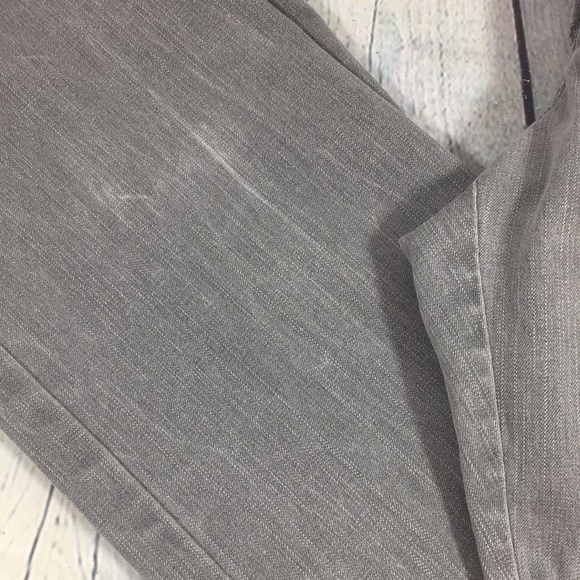 Sigrid Olsen Straight Leg Light Gray Jeans Size 10 - Picture 4 of 10